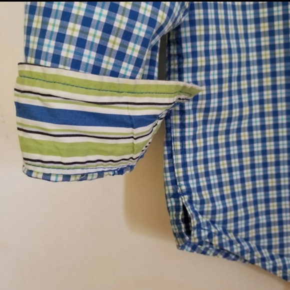 Gap Striped Button Down Shirt Sz 8 - Picture 5 of 11